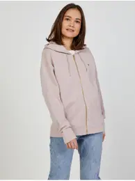 Old Pink Women's Zippered Sweatshirt - Ladies