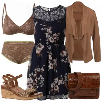 Sommer Outfits für mollige Frauen "Sommerliches Abend Outfit"