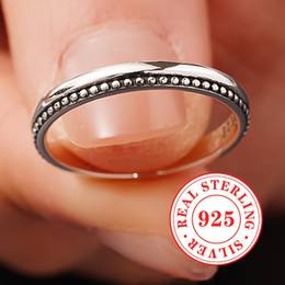 2.1g S925 Pure Silvery Bohemian Style Ring Suitable For Women And Men, Party, Hip Hop, Daily Casual Wear, Vintage Ring Without Box
