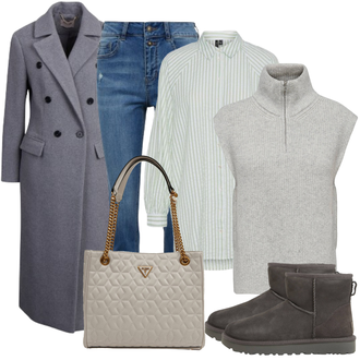 Outfity s botami s UGG "Zimní look"