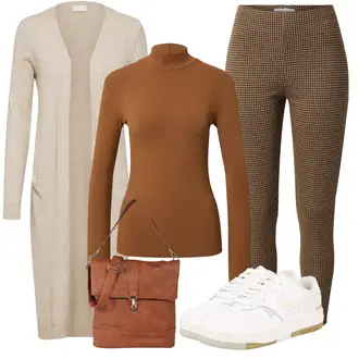 Jesen Outfit sa Kaki Tajice Pletena Tajica/Samtaste Tajice Edited "Jesenski outfiti"