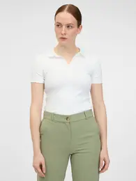White women's polo shirt