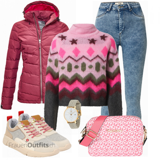 Outfit mit Beige Sneaker GANT "Auffälliger Look für den Herbst"