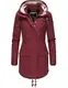 Ragwear Damen Wintermantel Winterparka Jane Black Label Wine Red21 Gr. M