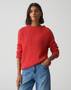 Rote Grobstrickpullover image