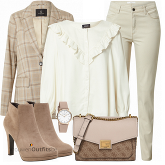 Outfit met grijs Brax "Modieuze herfstlook"
