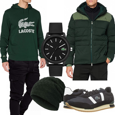Blau Hut/Winter Parka Compagno kombinieren