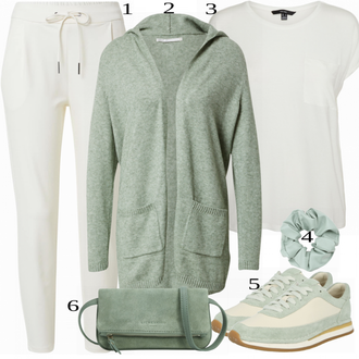 Outfit s Šedá Teniska Clarks "Překrásné jarní outfity"