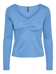 PIECES Shirt ''''TANIA'''' blau