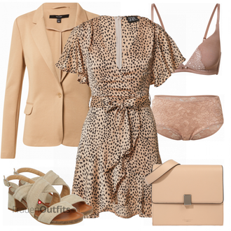 Outfit mit Beige Bh Calida "Auffälliger Sommer Look"
