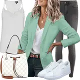 Slim Fit Klassische Blazer Outfits image