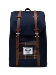 Herschel Rucksack ''''Retreat'''' nachtblau / braun