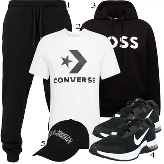 outfit mit Črna Superga Nike "Športna oblačila"