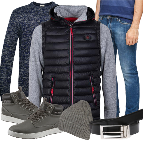 Grau Accessoire Hut About You kombinieren