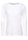 Street One Damen Shirt mit U-Boot Ausschnitt in Wei