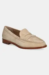 Mokasini iz semia Lauren Ralph Lauren Wynnie enski, be barva, 802970584001