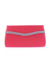 498-22y Women's Evening Dress Portfolio Bag Stone Red