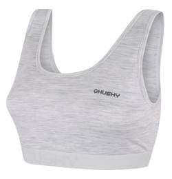 Merino thermal underwear Mebra L light grey bra
