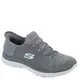 Skechers Hands Free Summits - Dazzling Haze Damen-Sneakers zum Hineinschlüpfen, Grau Mint, 37.5 EU Weit