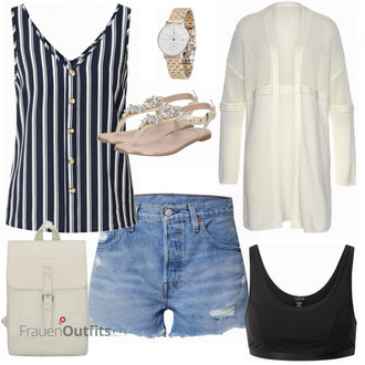 Outfit mit Schwarz Bh Calida "Schicker Sommerlook"