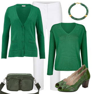 Outfit mit Grün High Heel GERRY WEBER "Fruhlings Outfits"