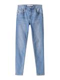 bershka High Waist Jeans für Damen image