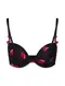 GUESS BH PUSH UP rot / schwarz