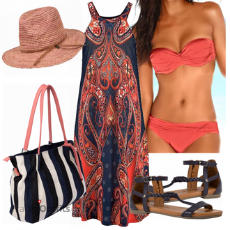 Outfit mit Bademode Lascana "Strand Outfit"