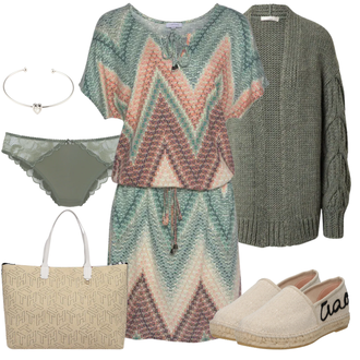 Kurz/Mini Outfit mit Tasche/Accessoire Tommy Hilfiger "Casual Business Outfit"