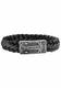 POLICE Armband ''''CENTAUR, PJ26057BLE.02-L'''' schwarz / silber