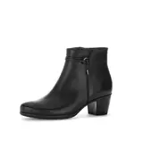 Schwarze, klassische Lederstiefeletten image