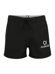 Calvin Klein Swimwear Badeshorts schwarz / weiß