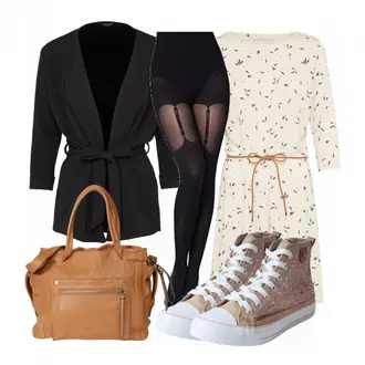 Winter Outfits mit Schwarz/Dunkelblau/Dunkelgrau Lederjacke/Blazerjacke/Blusenblazer/Boyfriend Blazer/Eleganter Blazer/Strick­blazer/Longblazer/Oversize Blazer/Kurzblazer/Sweatblazer/Lederjacke für Männer/Lederjacke Sisters Point "SpringDress"