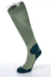 Compression knee-high socks COMPRESS-U Khaki