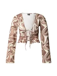 Gina Tricot Shirt beige / braun