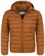 Geographical Norway Herren Winter Jacke warm gefüttert Parka Steppjacke Outdoor gesteppt, Farbe:camel, Größe:L