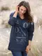 Sweatshirt marineblau MIAMODA
