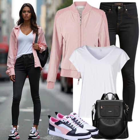 Comment poter Rose Manteau Gore-tex/Manteau Léger/Manteau avec Fermeture Éclair/Manteau D'été/Manteau de Plongée/Manteau Softshell/Manteau de Pluie & Manteau Fonctionnel/Veste Coupe-vent/Veste à Capuche/Veste de Printemps/Veste Imperméable/Veste Fonctionnelle/Veste de Pluie/Veste de Voile Schmuddelwedda avec Noir Jeans Jean Taille Haute/Chaussures en Cuir/Jean Sweat/Jean Motard/Jeans Thermiques/Pantalon Thermique/Leggings avec Fente/Leggings Chaud/Treggings/Legging Doublé/Veste en Cuir/Legging Taille Haute/Legging en Maille VERO MODA