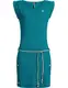 Ragwear Damen Kleid Baumwollkleid Sommerkleid Jerseykleid Tag Dots Türkis Gr. S