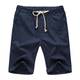 AIYINO Herren Leisure Fit Shorts in Verschiedenen Farben (Medium, Navy)