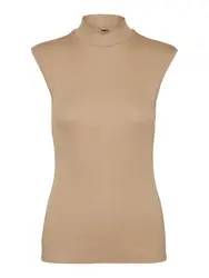 VERO MODA Top ''''SUGAR'''' hellbraun
