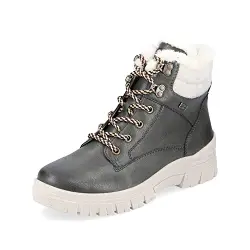 Remonte Damen Klassische Stiefeletten D0E71, Frauen Stiefeletten,lose Einlage,uebergangsschuhe,uebergangsstiefel,warm,Woman,grün Kombi,37 EU / 4 UK