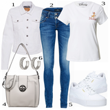 Byal Women's Denim Jackets Kombinirajte - 10 Damski toaleti s Byal Women's Denim Jackets image