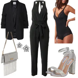 High Heels Outfit mit Silber/Rosa Sandalette/Sandalen Mit Glitzer/Sandalen Mit Blockabsatz/Schuh Hochzeit/Sandalen Mit Absatz Steve Madden "Feierliches Outfit"
