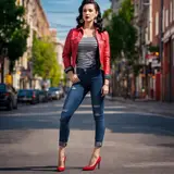 Rockabilly Kombinacije Denim/Traper image