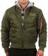 MA1 D-Tec Fliegerjacke dark green - M