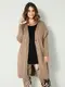 Longstrickjacke camel Sara Lindholm