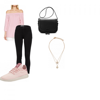 Outfit mit Rosa/Beige/Blau Bluse & Tunika Betty Barclay "DeniOutfit"