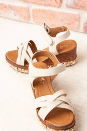 Beige Women's Sandals