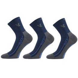 3PACK dark blue socks